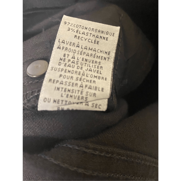 Jonathan Simkhai NWT Amelia Straight Leg Denim in Black Coated Size 30 - Picture 10 of 10